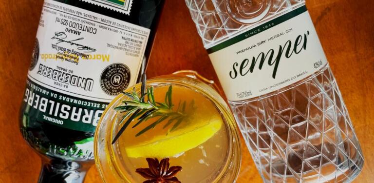 Receita de Drink com Brasilberg e Semper Gin