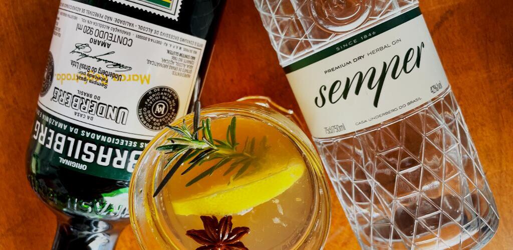 Receita de Drink com Brasilberg e Semper Gin